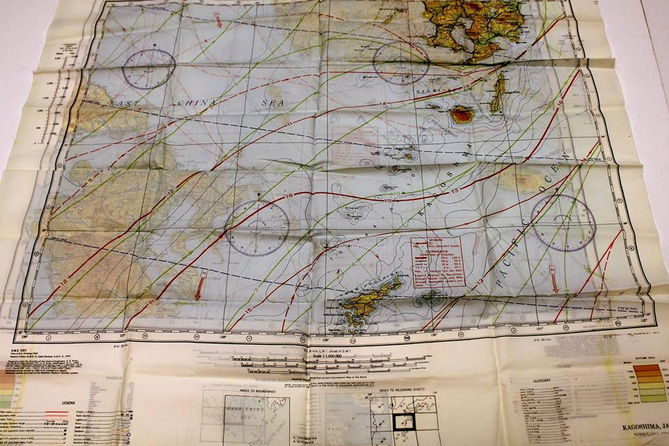 WWII Cloth Army Air Force Escape Maps