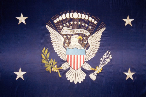 Woodrow Wilson's Presidential Flag