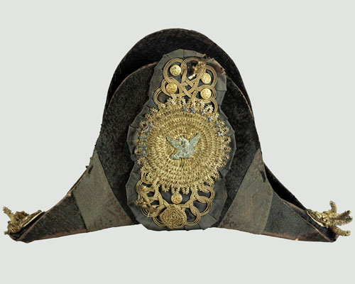 This Chapeau-de-Bras a formal officer’s hat.