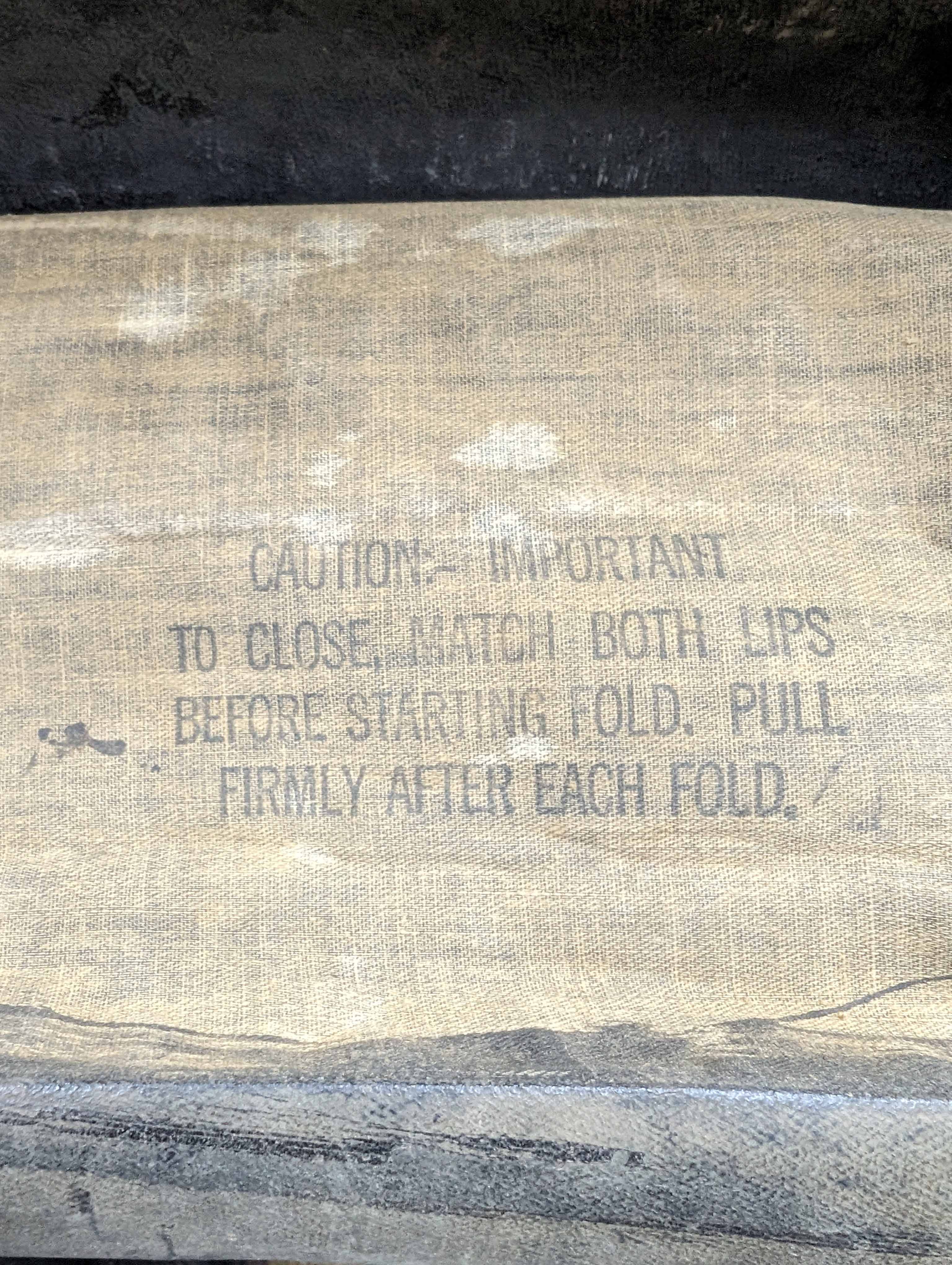 WWII D-Day waterproof special purpose bag