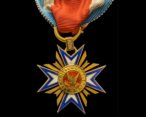 The Military Order of the Loyal Legion of the United States medal.