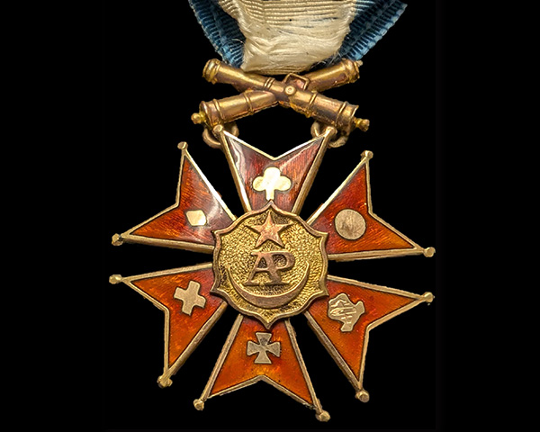 The Society of the Army of the Potomac medal, which was a veterans organization founded in 1869 for soldiers who had served with that unit.