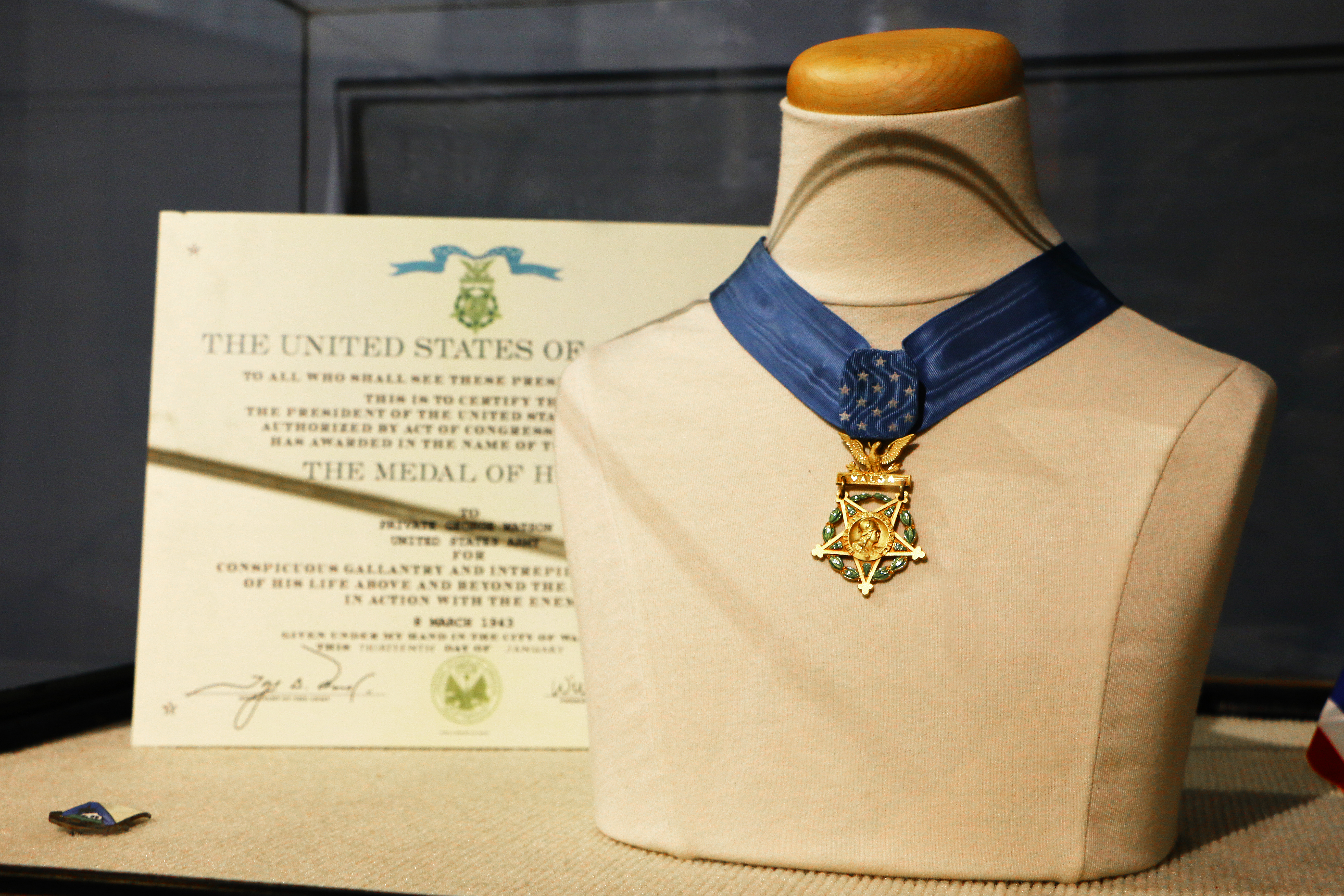 Medal of Honor on Display