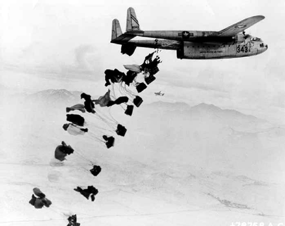 Aerial delivery during the Korean War