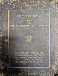 The cover of Quartermaster Catalog 4 from 1941.