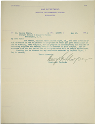 Scan of the complete letter sent by BG Sharpe. (Courtesy of Princeton University Library)