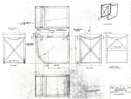 Specification drawing of Barrel Rack.