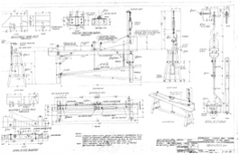 Specification drawing of Bench, Test, Ski.