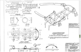 Specification drawing of Crampon, Mountain