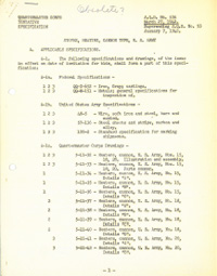 First page of specification sheet.