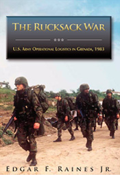 Cover photo: Soldiers march on a sandy road outside of a town.